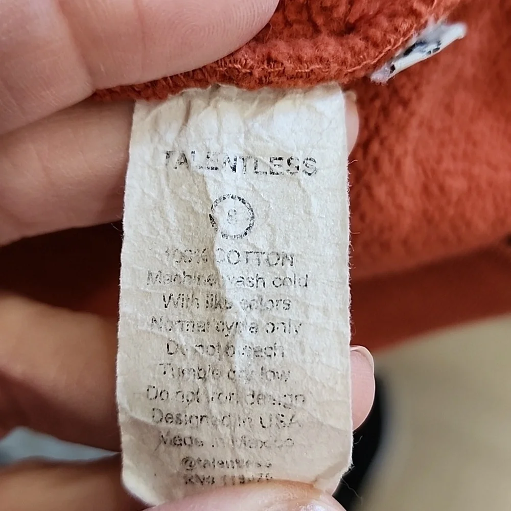 Talentless Hoodie Mother Earth Canyon Unisex Burnt Orange Rare Color size Small